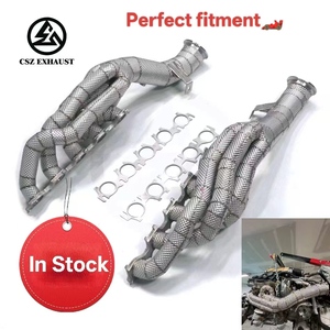 Disponibile: Tubo di Scarico Dritto CSZ con Scudo Termico e Collettori per Lamborghini Huracan <span class=keywords><strong>EVO</strong></span> STO V10 5.2L - Feedback Reale - Product Image 1