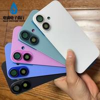 Remplacement de la vitre arrière à grand trou pour iPhone Xr, cadre de vitre arrière, panneau, couvercle de batterie, porte