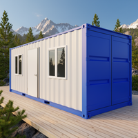 Maison conteneur mobile contemporaine et respirante – Idéale pour bureaux, restaurants et hôtels – Conception démontable en kit – Garantie 5 ans