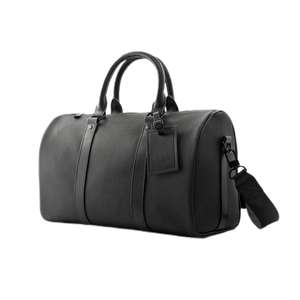 Tracolla in vera pelle da uomo con tracolla personalizzata in tinta unita borsone da viaggio per Weekend da viaggio borsa a tracolla per uomo donna - Product Image 1