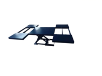 Elevador de Tijera Hidráulico de Doble Cilindro con Plataforma Extendida Personalizada, Certificado CE, Capacidad de 4500 kg, Altura de Elevación de 1000-1200 mm