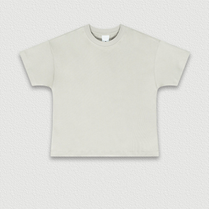 เสื้อยืดผู้ชาย คอโอ แขนสั้น ทรงโอเวอร์ไซส์ ผ้าเจอร์ซีย์ถักเนื้อหนัก ระบายอากาศได้ดี ผลิตตามแบบ OEM ตัดเย็บแบบไหล่ตก ลายตัวอักษร 100% ผ้าฝ้าย - Product Image 5