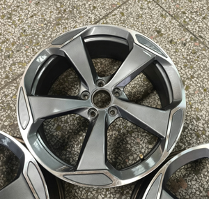 Cerchio in Lega Forgiato Argento a 5 Razze 18-19 Pollici 5X120 Universale per Auto Sportive Muscle Car EcoBoost GT Chevy Camaro LT SS - Product Image 1