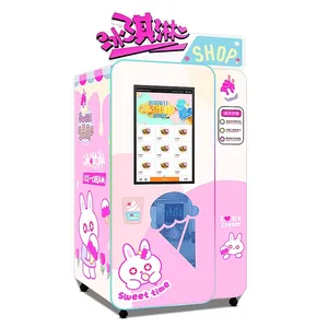 24 Hours Online Service Robot Ice Cream Vending Machine