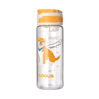 Bouteille d'eau pour enfants de qualité alimentaire Cadeaux sans BPA Bouteille d'eau pour enfants pour l'école Bouteille d'eau étanche réutilisable avec paille