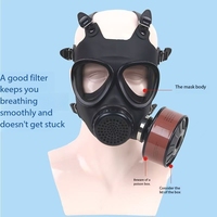 Masque tactique anti-buée à gaz Tpr OEM en stock