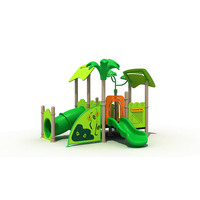 Offre Spéciale : Aire de Jeux Extérieure Thème Jungle avec Conception en Panneaux PE, Manèges de Parc d'Attractions Commerciaux, Équipement de Jeu OEM