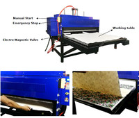 Guccy — machine de pressage pneumatique par sublimation, 100x120cm, pour t-shirt, avec deux station