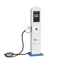 Nouvelle station de recharge pour véhicules électriques AC7KW Type 2 intérieure/extérieure, prises de courant IP54, équipement de distribution sur pied