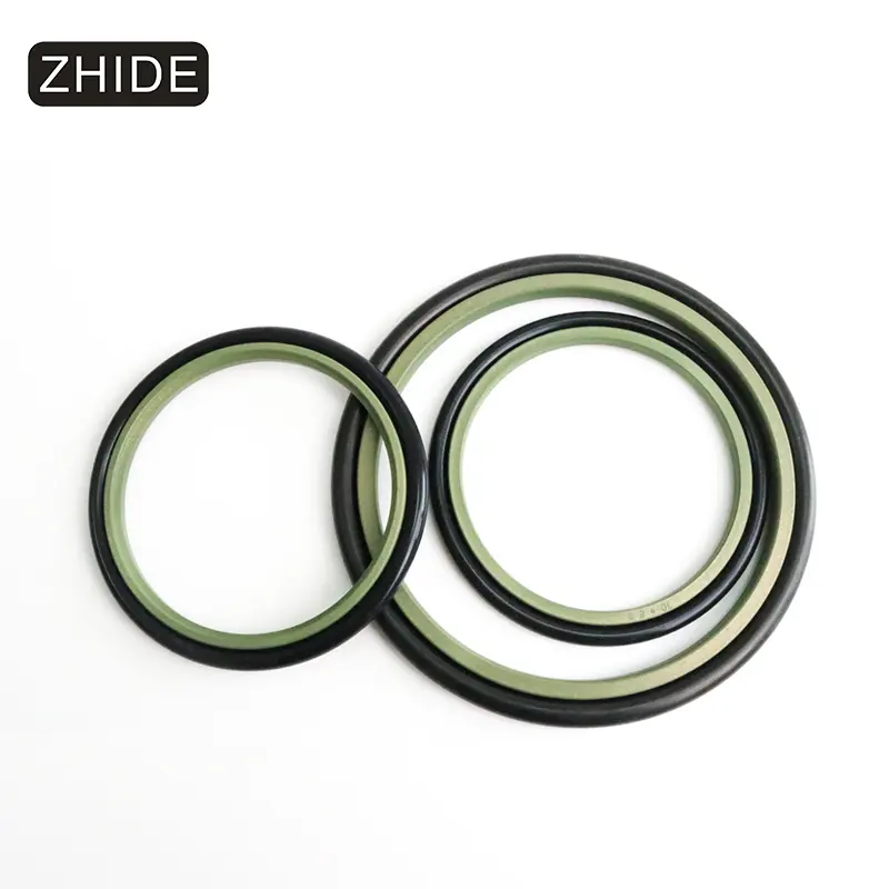 Hydraulische Afdichting Hbt Stijl Ptfe En Fkm Nbr O Ring Voor Zuiger En Stang