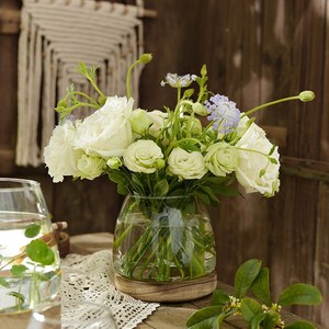 <span class=keywords><strong>Vase</strong></span> japonais plante hydroponique <span class=keywords><strong>bouteille</strong></span> en verre <span class=keywords><strong>vert</strong></span> rose pot de fleurs grand diamètre <span class=keywords><strong>vase</strong></span> en verre bureau chinois aquarium écologique - Product Image 3