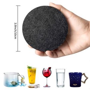 Sottobicchieri rotondi personalizzati per bevande <span class=keywords><strong>tavolo</strong></span> da pranzo cuscinetto di protezione resistente al calore tazza tè tè tazza calda tovaglietta - Product Image 3