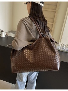 Bolsa de Viaje de Piel Vegana Ecológica de Lujo 2026, Bolsa de Mano de Piel Sintética PU Sostenible al por Mayor, Bolso de Fin de Semana para Mujer con Logotipo Personalizado - Product Image 1