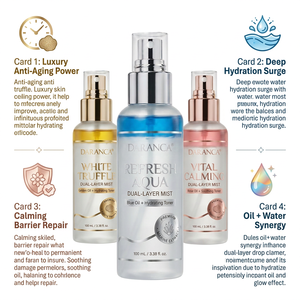 Tónico facial hidratante con <span class=keywords><strong>agua</strong></span> <span class=keywords><strong>de</strong></span> <span class=keywords><strong>rosas</strong></span> y aceite, sérum en spray hidratante, con LOGO personalizado, a granel, con extracto <span class=keywords><strong>de</strong></span> trufa natural para el cuidado <span class=keywords><strong>de</strong></span> la piel. - Product Image 3