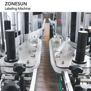 ZONESUN ZS-TB300N automatique plat rond bouteille Double face auto-adhésif autocollant étiqueteuse pour shampooing détergent à lessive - Product Image 5