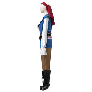 Uniforme de jeu de Halloween européen américain Hommes Femmes Caraïbes Pirate Capitaine Sailor TV & Movie Cosplay Costume de jeu de rôle - Product Image 4