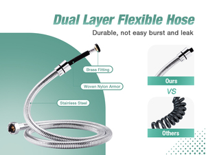 Modern Sleek Design Bathroom Fresh Clean Water Sprayer Bidet Toilet Seat Companion - Product Image 6