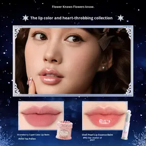 Coffret cadeau édition limitée de Noël Flower Knows Snow House, grand gloss à lèvres, blush, fard à paupières, ensemble complet de maquillage, cadeau de fête - Product Image 4