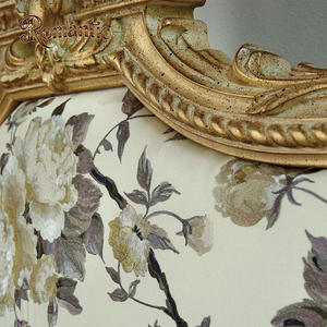 Venta de Fábrica, Juego de Muebles de Dormitorio de Lujo de Estilo Clásico Francés, Cama Doble de Madera de Abedul Maciza de Lujo, Estructura de Cama Ajustable - Product Image 3