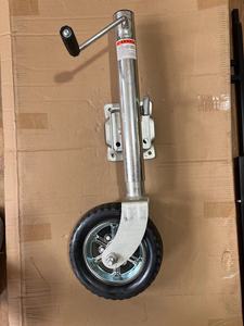 <span class=keywords><strong>Roue</strong></span> <span class=keywords><strong>jockey</strong></span> de remorque de tube de 57mm 2000lbs avec support de cric de remorque à <span class=keywords><strong>manivelle</strong></span> supérieure avec <span class=keywords><strong>roue</strong></span> solide de 10" - Product Image 3