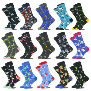 Calcetines Personalizados al por Mayor con Logotipo, Calcetines Divertidos de Algodón con Estampado de Patrones Locos, Calcetines de Dibujos Animados para <span class=keywords><strong>Hombre</strong></span> y Mujer - Product Image 3