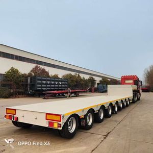 באיכות גבוהה <span class=keywords><strong>8</strong></span>-ציר פלדה נמוך מיטת פלדה חצי קדימונים מצב חדש <span class=keywords><strong>8</strong></span>-ציר קטן מיכל מיכל תחבורה שטוח חצי טריילר למשאית - Product Image 6