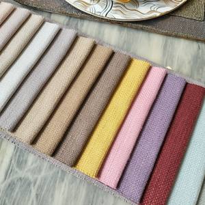 Semi Sheer Linen Curtains Sample <b>Light</b> Filtering Swatch <b>for</b> Home Decor - Product Image 1