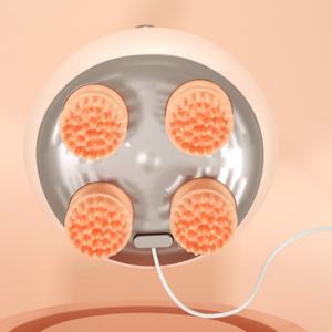 Masajeador de Mano, Masajeador de Cabeza, Impermeable, Puntas Giratorias de 360 Grados, Mini Masajeador de Piel con Forma de Gato, Lindo y Relajante - Product Image 5