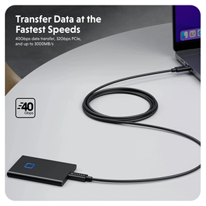 Cable activo HyperDrive THUNDERBOLT 4 (2.0M) para dispositivos Thunderbolt 4 y 3, USB4 y USB-C - Product Image 5
