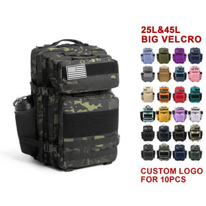 Zaino Tattico Mimetico da 45L per Sport, Zaino con Velcro per Attività all'Aperto - Product Image 1