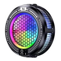 Ventilateur de refroidissement magnétique TEC pour téléphone portable avec contrôle de température IA, lumière RGB, pour radiateur de téléphone, accessoires de jeu pour téléphone