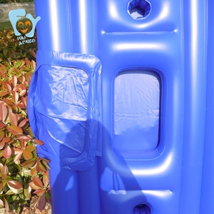 โต๊ะลอยน้ำเป่าลมสำหรับเล่นเบียร์ปอง 24 ช่อง พร้อมถังเก็บความเย็น - Product Image 6