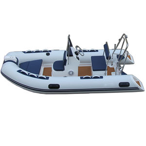 12ft מהירות גבוהה עמיד פיברגלס גוף סירת דיג סירה מתנפחים ספורט 360 עם קונסולת מרכז - Product Image 3