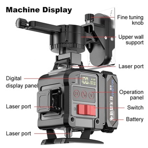 Hot Selling Factory 3D All-around Wall <strong>Green</strong> <strong>Laser</strong> Level 12 Lines 3d Self-leveling 360 <strong>Green</strong> Rotary <strong>Laser</strong> Level - Product Image 5