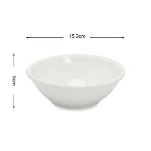 RB001W Роскошная керамическая белая 6-дюймовая чаша Японская чаша 8-дюймовая белая керамическая чаша Декор