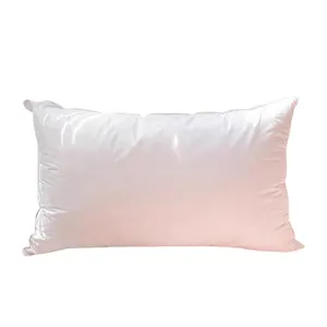 Bantal serat mikro kain organik tempat tidur katun soba bantal lambung satu lapisan ganda bantal heath