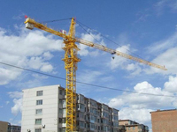 Grue à tour QTZ40 de 72 000 kg avec hauteur de travail autonome de 29 m, mini-grue à tour