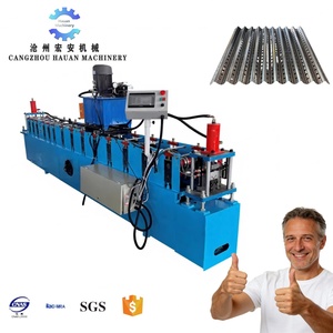 Máquina formadora de columnas de acero laminado en frío para estanterías de supermercado, totalmente automática, controlada por PLC y accionada por engranajes. - Product Image 1