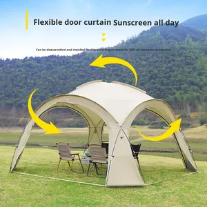 Dome <b>Canopy</b> <b>Tent</b> Four-Season Camouflage Portable Outdoor Sun Protection Camping Gear Extra Large Sunshade Shelter Windproof - Product Image 3