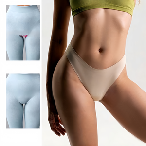 Mutandine Yoga a Vita Alta Senza Cuciture Anti-Camel Toe per Donne |   Slip sportivo a perizoma invisibile - Product Image 2