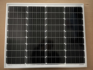 Panneau solaire 60W avec câbles de 5m, systèmes solaires domestiques, panneau solaire monocristallin 60W, panneau solaire pliable 60W - Product Image 2