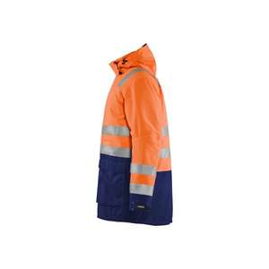 BLAKLADER - 449519875389S Parka de invierno Hi-vis Naranja/Azul marino-EAN 7330509653036 ROPA DE TRABAJO DE LA HI-VIS - Product Image 4