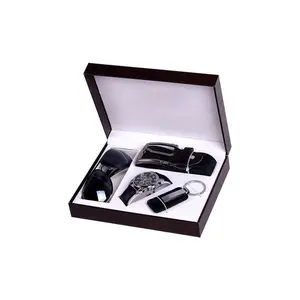 Benutzer definiertes Logo 6 12 24 Slots Luxus Pu Leder Geschenk verpackung Uhr Aufbewahrung sbox schwarz Einzel uhr Gehäuse Band Armband Display Box