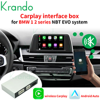 Krando mise à niveau sans fil Apple Carplay Interface pour BMW F20 F30 F01 F45 F10 Android Auto décodeur boîte caméra de recul WiFi BT