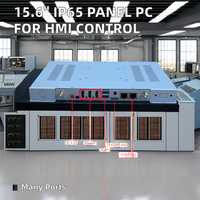 Moniteur tactile industriel 15,6 pouces à cadre fin, interfaces USB/Série, indice de protection IP65 pour systèmes de contrôle et IHM