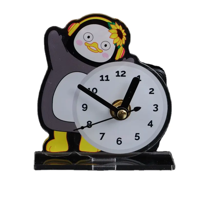 Wholesale 2020 New Idea Custom Other Birthday Christmas Valentine Gift Cover Business acrylic anime clock