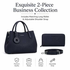 <span class=keywords><strong>Ensemble</strong></span> de sacs <span class=keywords><strong>à</strong></span> <span class=keywords><strong>main</strong></span> pour femmes PEDRA, 2 pièces, élégant <span class=keywords><strong>sac</strong></span> fourre-tout de bureau, grande capacité, <span class=keywords><strong>sac</strong></span> <span class=keywords><strong>à</strong></span> bandoulière en cuir, <span class=keywords><strong>sac</strong></span> de créateur avec <span class=keywords><strong>portefeuille</strong></span> - Product Image 2