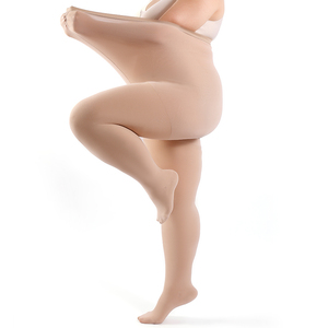 Medias de Compresión Médicas Personalizadas con Graduación de 20-30 mmHg, Soporte Firme, Anti <span class=keywords><strong>Varices</strong></span>, Talla Grande <span class=keywords><strong>para</strong></span> Mujer, Punta Cerrada - Product Image 4