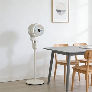 Ventilateurs sur pied oscillants 3D modernes pour la maison, ventilateurs électriques portables avec télécommande, vente en gros de ventilateurs sur pied - Product Image 3