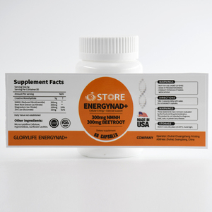 Étiquettes personnalisées pour flacons de médicaments et de compléments alimentaires, impression directe, matériaux adhésifs de haute qualité, production rapide - Product Image 1